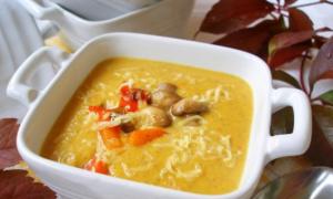 Классический рецепт тыквенного супа пюре со сливками: способ приготовления и советы Тыквенный суп самый вкусный рецепт